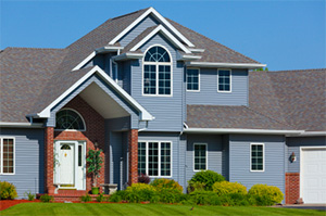 Image of steel siding on a residential home